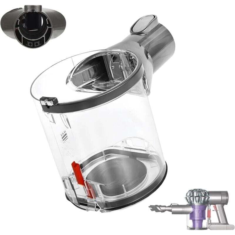 Staubbehälter für Dyson V6, Staubbehälter-Einheit für Dyson V6, Staubbecher für Dyson V6 Animal DC58 DC59 DC61 DC62 SV03 HHo8 SV07