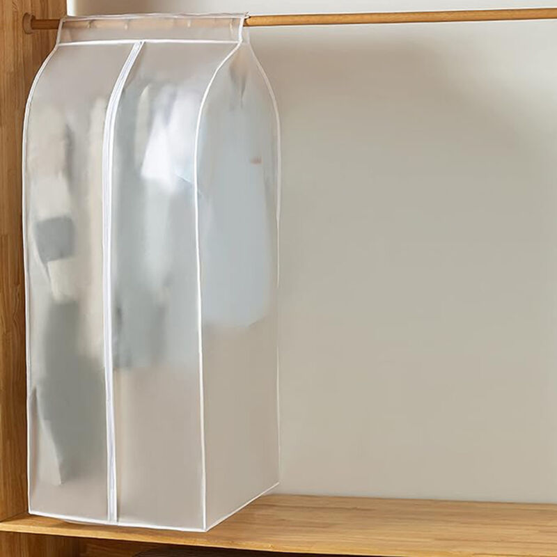 Sinbinta - Lange Staubdichte Kleidersäcke, Transparente peva Kleiderhülle Große Kleiderschutzhülle für Kleidung mit Reißverschluss Staubschutz