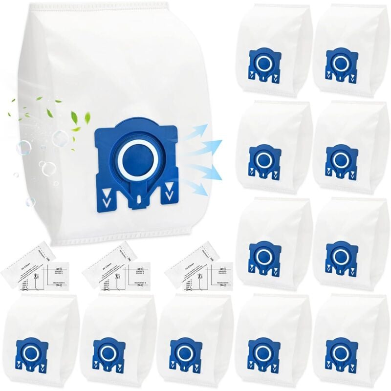 18er-Pack Staubsaugerbeutel für Miele GN 3D Classic C1 Complete C2 C3, S227, S400i, S600, S800 Airclean 3D Efficiency. Ersetzen Sie den Miele GN