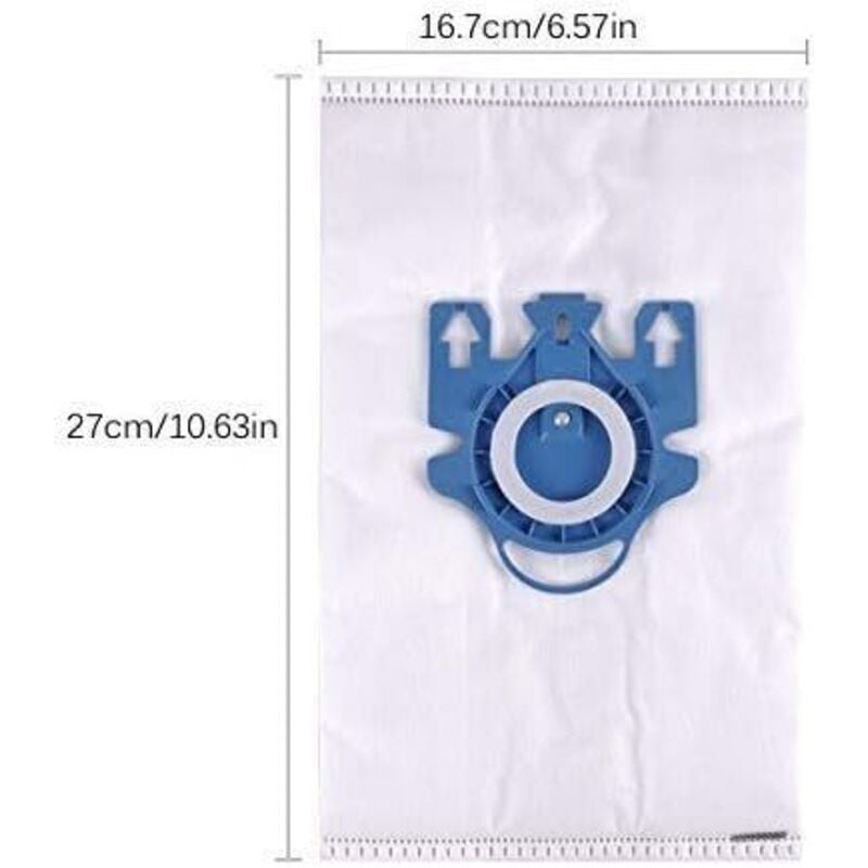 Staubsaugerbeutel für Miele GN, Staubsaugerbeutel für Miele Complete C3, Complete C2 und Classic C1, Hyclean 3D Efficiency Miele (10 Beutel + 6