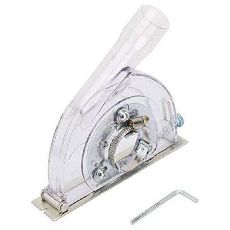 Staubschutzhaube für Trennschleifer, 125 mm, Schutzhaube für 125 mm Schleifer, Staubschutzhaube für 100/125/150 mm Winkelschleifer und 90/115/125 mm