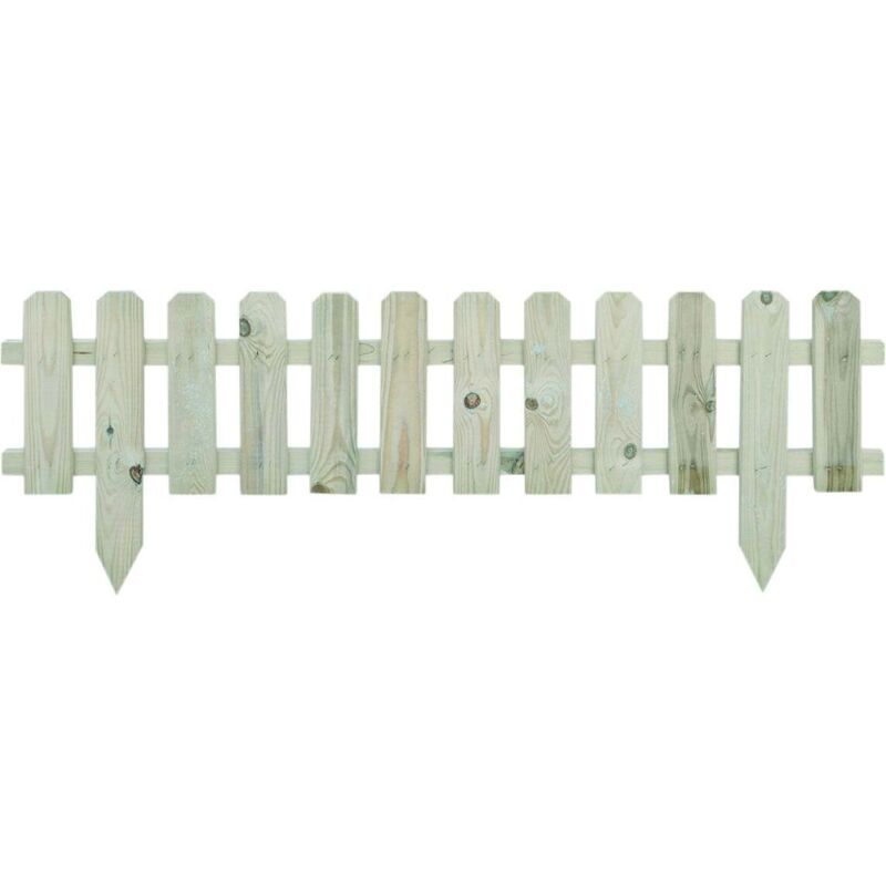 Weitere - Steckzaun 120 x 30 cm kesseldruckimprägniert Holz Zaun Gartenzaun Holzzaun