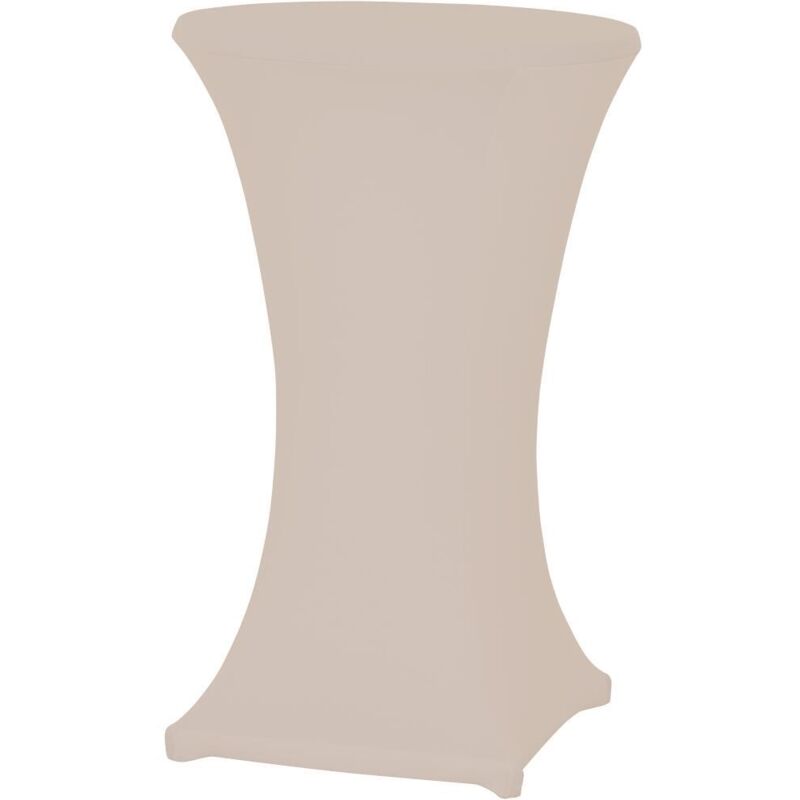 Stehtisch-Husse champagner 70-85/110 Design champagner, 92 % Polyester / 8 % Elasthan