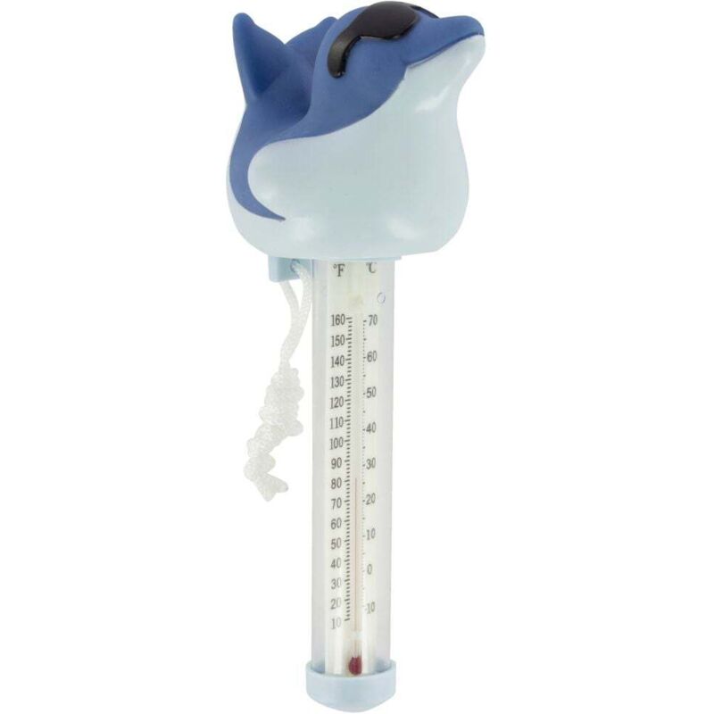 Steinbach - Schwimmthermometer Dolphin hellblau, dunkelblau Poolzubehör