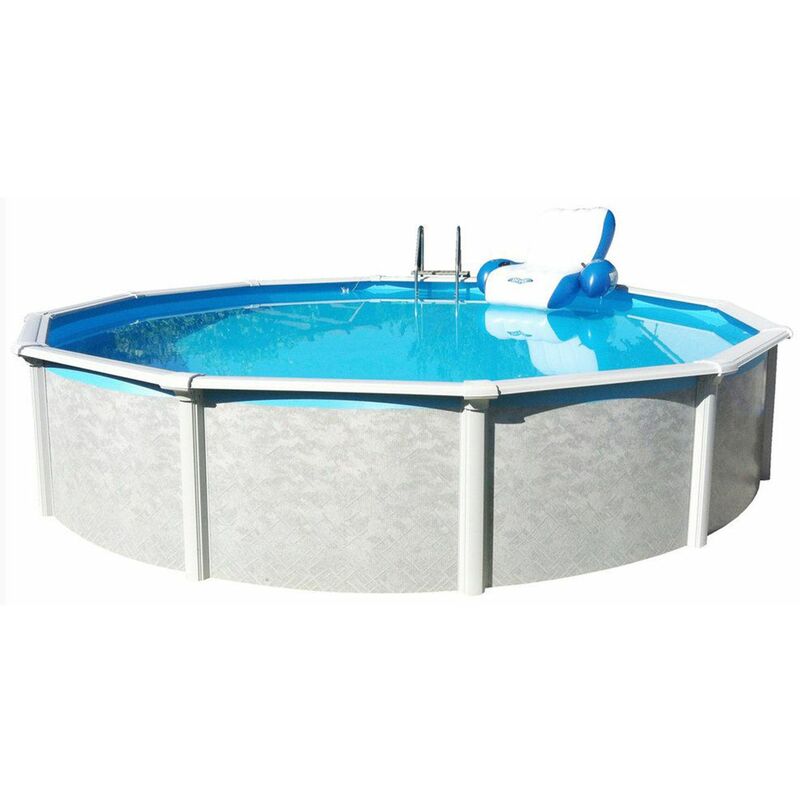 Steinbach Stahlwand Swimming Pool Set 'Grande rund', Ø 457 x 135 cm, ohne Zubehörset
