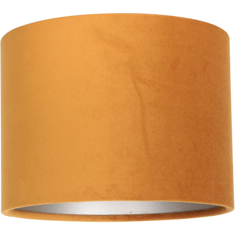 Lampenschirm - Shade - gold - veloursstoff - ø 20cm - Steinhauer