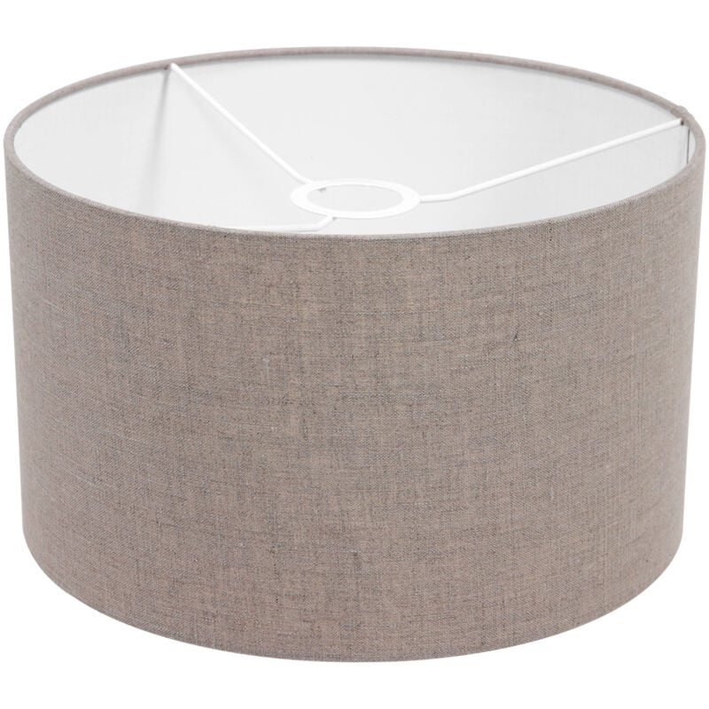 Lampenschirm - Shade - grau - leinen - ø 30cm - E27 - Steinhauer