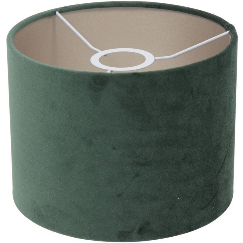Lampenschirm - Shade - grün - veloursstoff - ø 20cm - Steinhauer