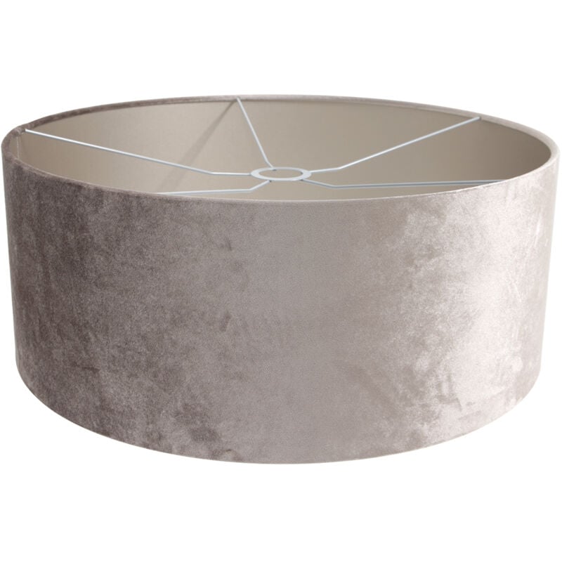 Lampenschirm - Shade - silber - veloursstoff - ø - Steinhauer