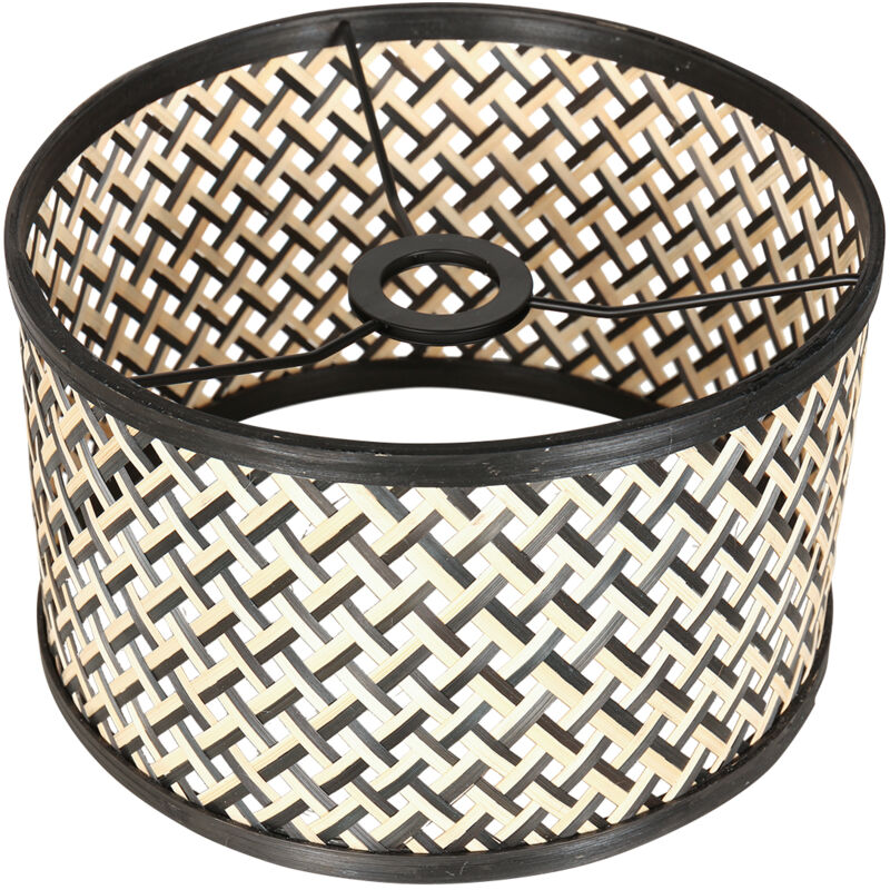 Lampenschirm - Shade - schwarz - bambus holz - ø - Steinhauer