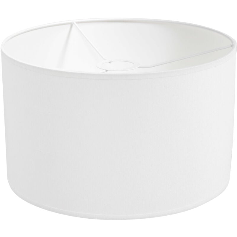 Lampenschirm - Shade - weiß - stoff - ø 40cm - E27 - - Steinhauer