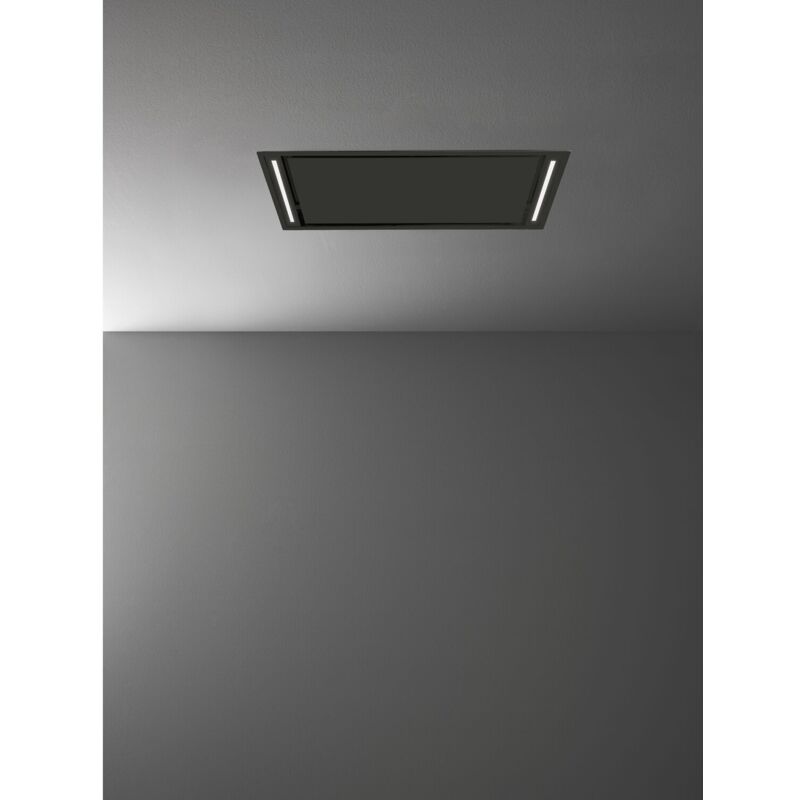 Decken-Dunstabzugshaube Stella Plus 90 Schwarz 900mm - Randabsaugung, led dimmbar, 5 Jahre Garantie, ohne Motor - Falmec