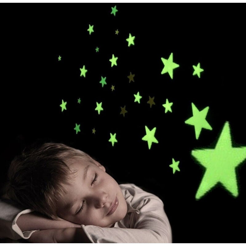 Trade Shop Traesio - Trade Shop - Sterne Stella Leuchten Fluoreszierende Dekoration Zimmereinrichtung Leuchten im Dunkeln -