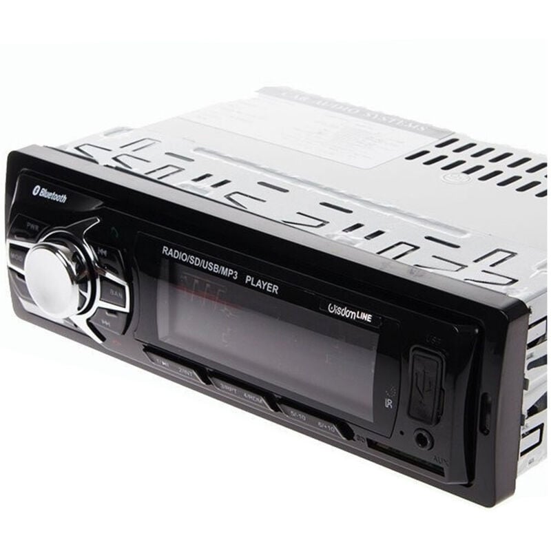 Trade Shop - Autoradio, cd, dvd, MP3, MP4, sd, usb, AUX-Eingang, 60 w x 4, abnehmbare Frontblende -