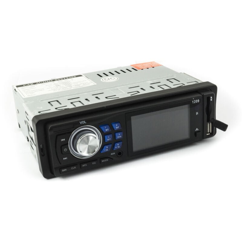Trade Shop Traesio - Trade Shop - bluetooth-autostereoradio lcd-radiofernbedienung sd-slot usb aux MP3 1209 -