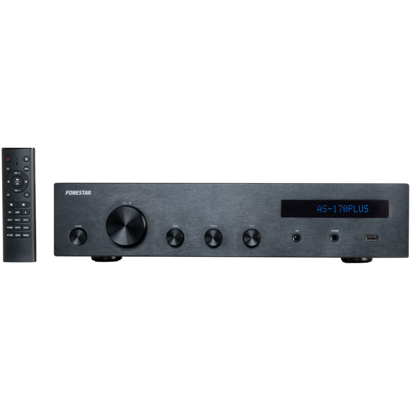 Stereo HiFi BT/USB/FM 80+80Wrms HiFi-Verstärker