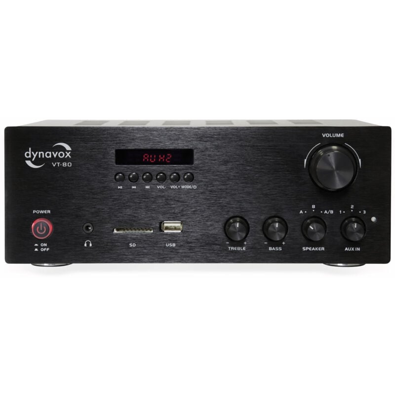 DYNAVOX Kompakt-Verstärker VT-80, schwarz