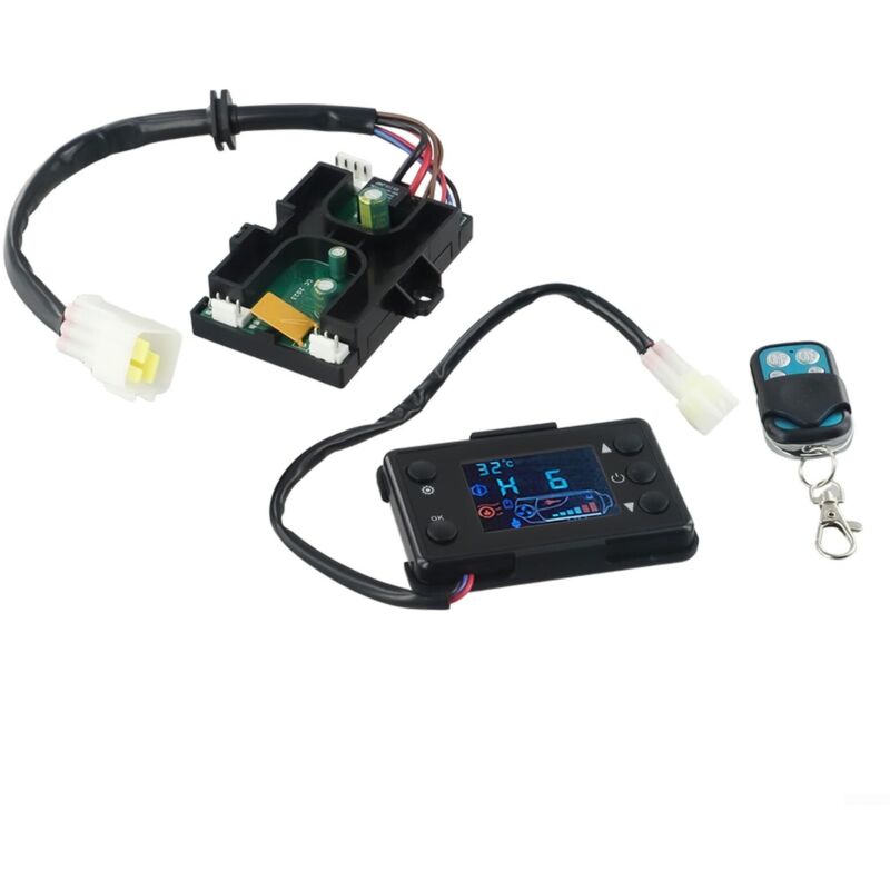 Steuerplatine für Autoheizungen, Bedienfeld für Diesel-Autoheizungen mit Fern-LCD-Schalter für Luft-Diesel-Heizsysteme (12 V, 5 kW, 8 kW)