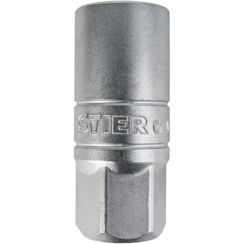 Zündkerzen-Steckschlüsseleinsatz 3/8'', sw 18 mm, 18-er Nuss, Zündkerzennuss - Stier