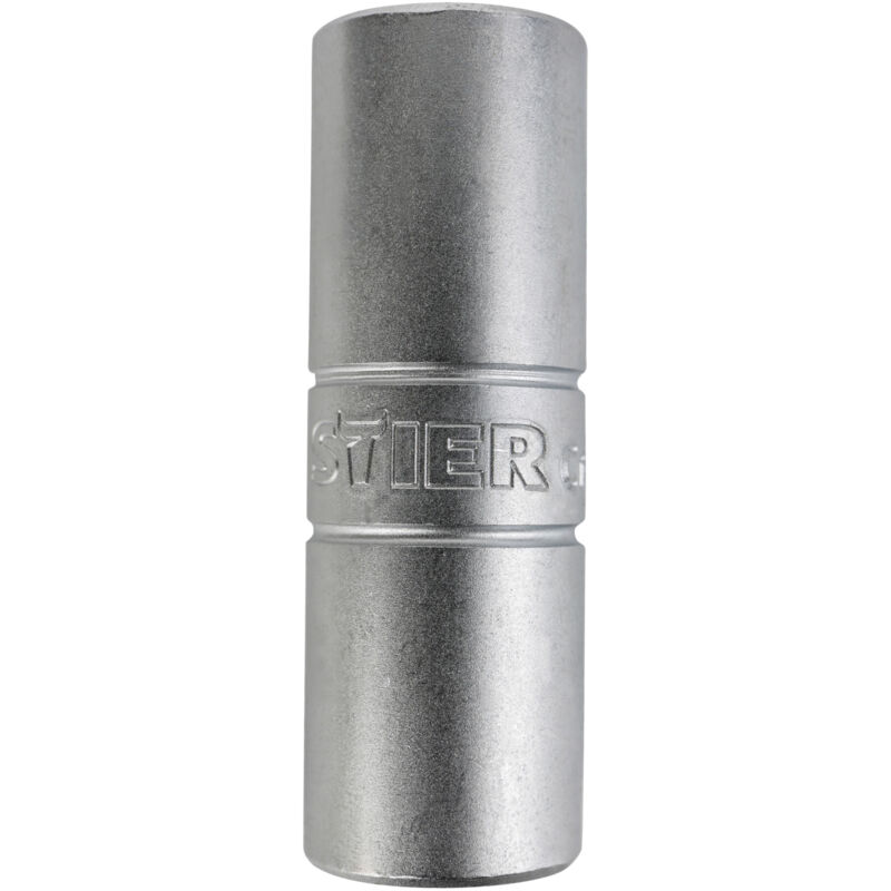 Zündkerzen-Steckschlüsseleinsatz 1/2'', sw 16 mm, 16-er Nuss, Zündkerzennuss - Stier