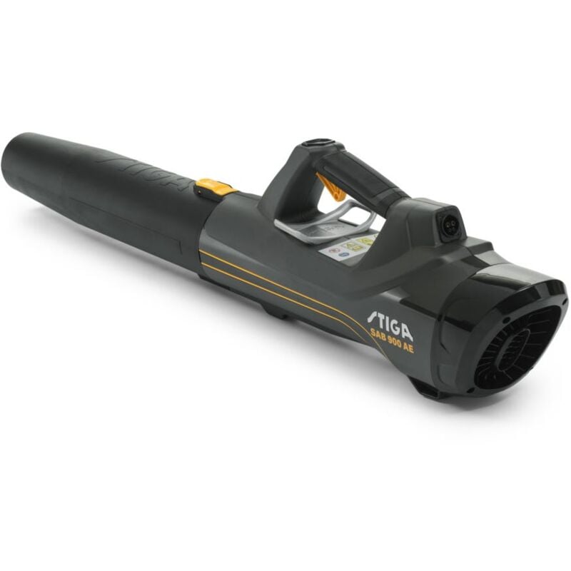 STIGA SAB 900 AE: Soffiatore 800W, 2,7kg, motore brushless, autonomia 100 min. Compatibile con batterie 7,5Ah e zaino SBH 900 AE (batterie non
