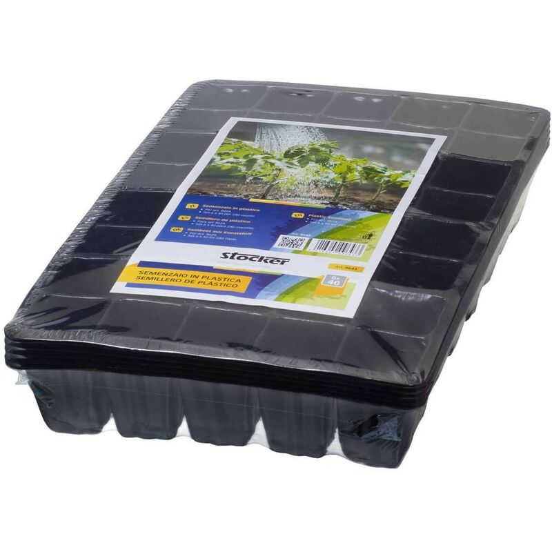Kunststoff Saatbett 6 x 40 Töpfe ric. für Art. 9624 - Stocker