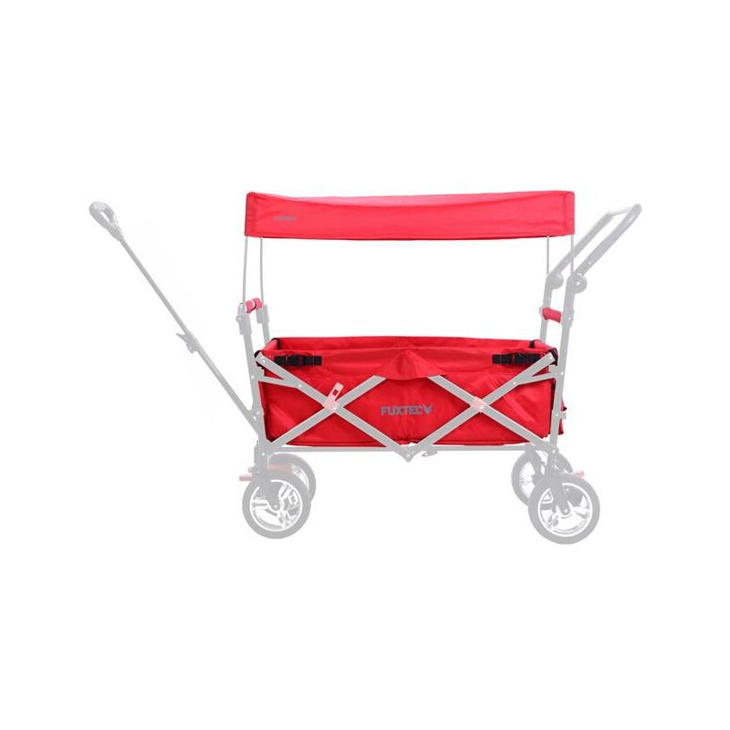 Stoffbezug für Bollerwagen in rot - passend für alle Bollerwagen der CT-700 Serie - SK-CT700R - Fuxtec