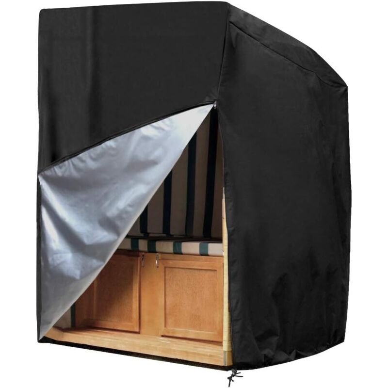 Strandkorb Wasserdichte Ripstop-Oxford-Gewebe-Strandstuhlabdeckung 135X105X175/140cm