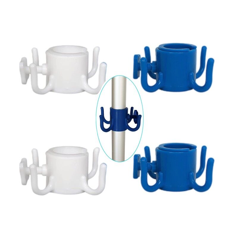 Strandschirm-Aufhängehaken zum Aufhängen, Kunststoff-Schirmhaken, 4 Stifte, Strandschirmhalter für Handtücher, Hüte, Kleidung, Strand-Reisezubehör,