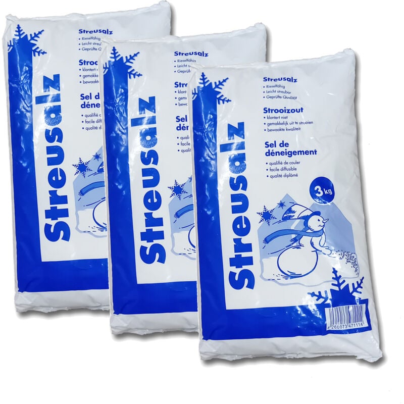 Stabilo - Streusalz im Beutel, 9kg Winterstreusalz, Tausalz, Auftausalz, Schüttsalz