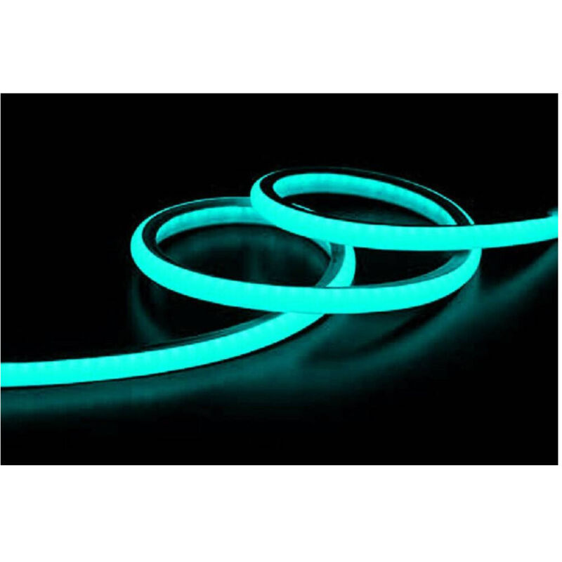 Trade Shop - Strip led Neon Flexible Dekorationsstreifen 5 mt IP65 Leichtes Celestial U-12v-C -