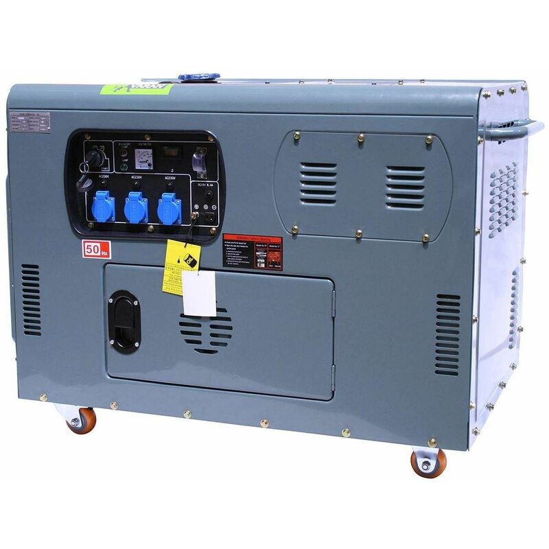 Varan Motors - 92692 STROMERZEUGER 12KW STROMAGGREGAT 230V + 12V DIESEL SCHALLGEDÄMPFT STROMGENERATOR