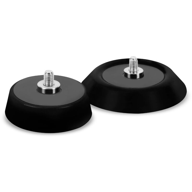 Stütztellerset 50mm & 75mm - M6 Anschluss - Für Poliermaschine - Mit Klettverschluss