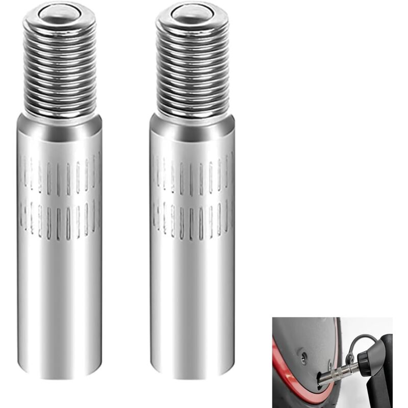 Stück 39 mm Reifenventilverlängerung aus Aluminiumlegierung, Roller-Reifenventilverlängerung, Aufblasadapter für Xiaomi M365, Elektroroller,