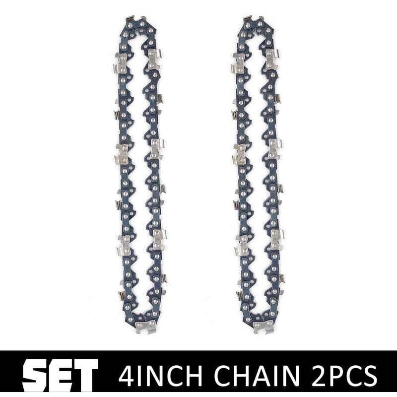 Stück 4 Zoll Akku-Elektro-Kettensäge Kettensäge zum Holzschneiden Äste Beschneiden Hof Gartenarbeit (4 Zoll) npterbl