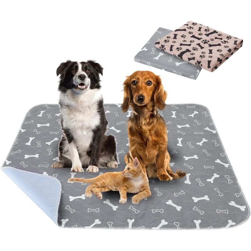Jalleria - Stück 50 x 70 cm, ultrasaugfähige Hunde-Trainingsmatte, waschbare, rutschfeste Hundematte, wiederverwendbare Welpen-Trainingsmatte für