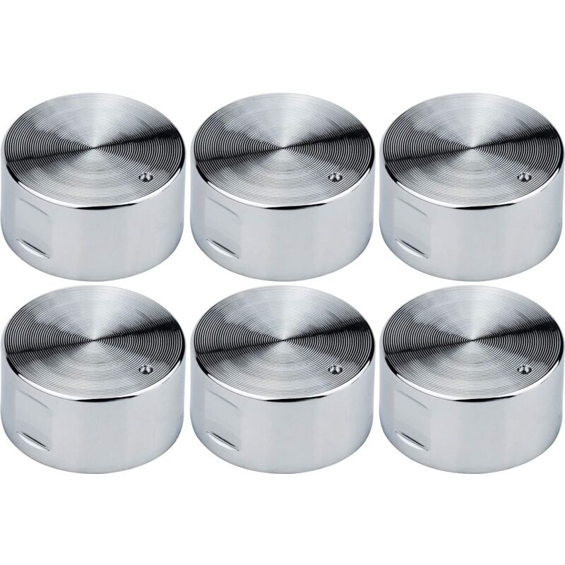 Aougo - Stück 6 mm Gasherd-Knöpfe, Universal-Herd, Backofen, Kochfeld-Bedienschalter, Bedienknöpfe, Ofenschalter, Kochflächen-Bedienknöpfe