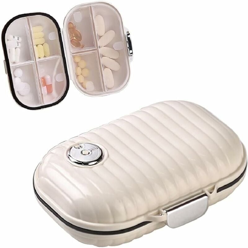 Stück 7-Tage-Pillendose, tragbare Pillendose, Reise-Pillendose, geeignet für ältere Menschen zu Hause und auf Reisen