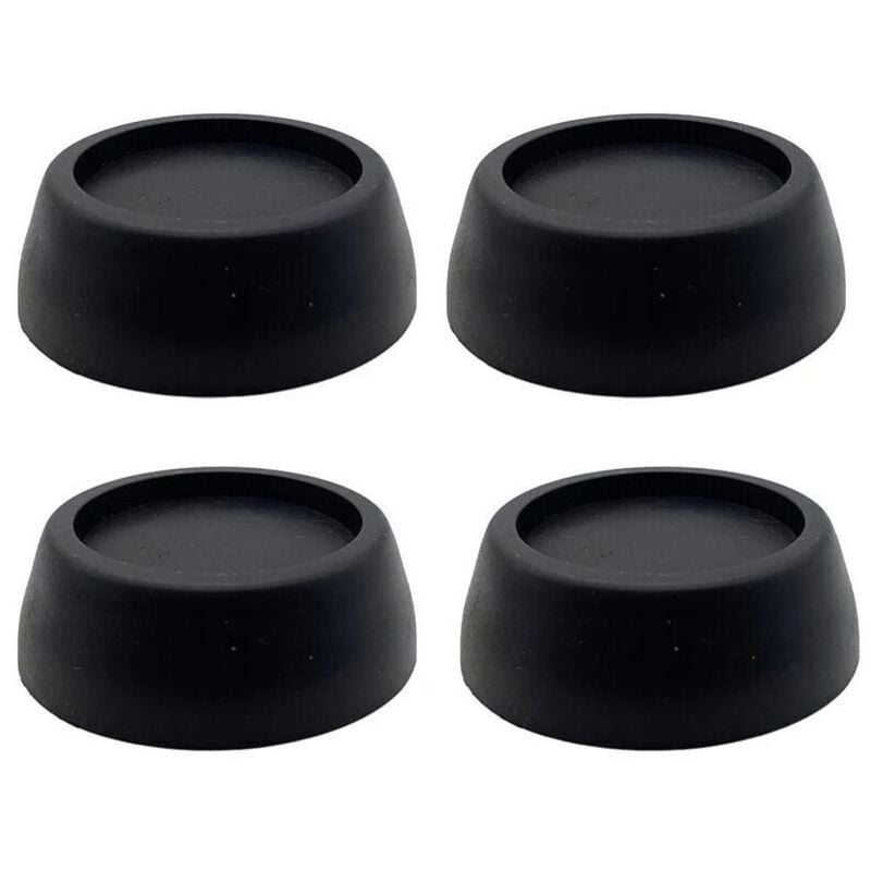 Stück Antivibrationsfüße für Waschmaschine Antivibrationsfüße für Waschmaschine und Trockner Gummi-Antivibrationsfüße, Schwarz Ymyny