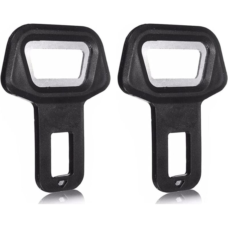 Stück Auto-Sicherheitsgurtschnalle mit Flaschenöffner, Sicherheitsgurtverbinder für alle Automarken, schwarzer Auto-Sicherheitsgurtschnallenclip