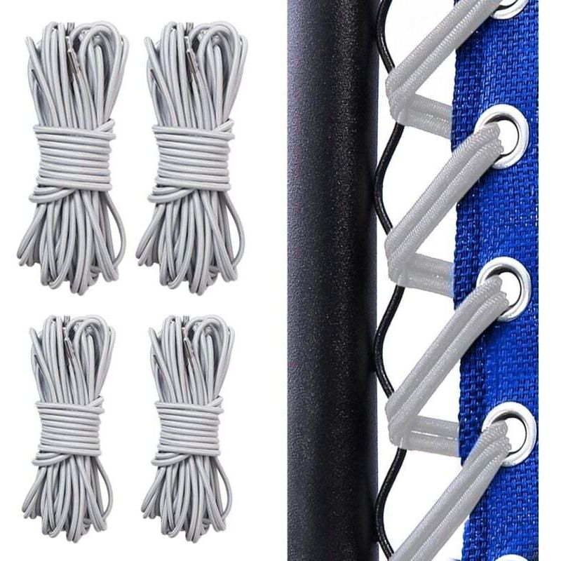 Stück Ersatz-Gummibänder, Lafuma Gummibänder, Ersatzbänder für Zero-Gravity-Stühle, Lafuma Relax-Sessel, Zero-Gravity-Klappstuhl, Chaiselongue (Grau)