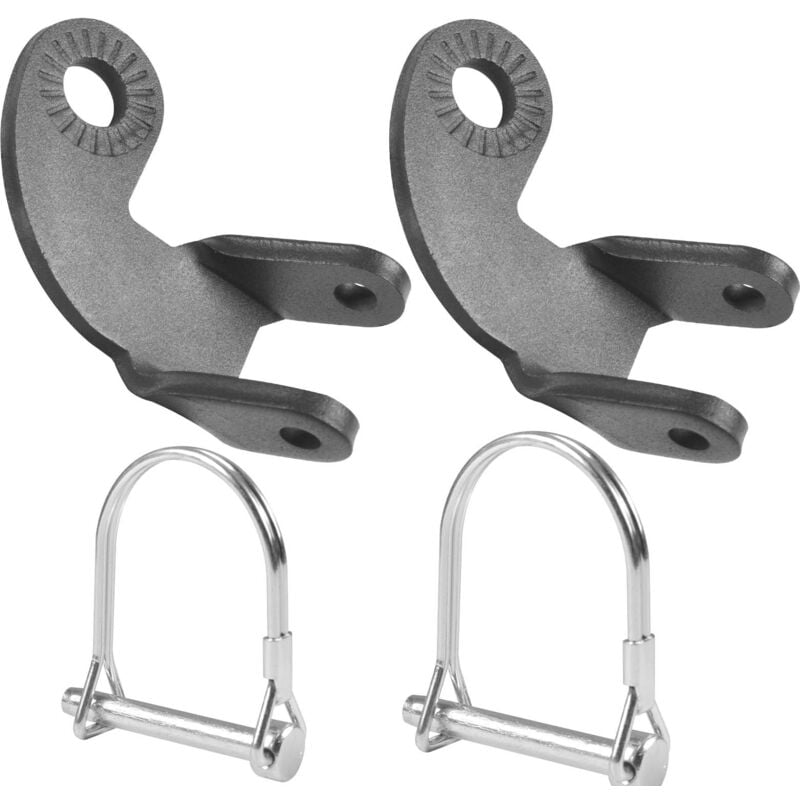 2 Stück Fahrradanhänger-Kupplung – Fahrradanhänger-Kupplung – Fahrradanhänger-Befestigung – Fahrrad-Anschluss – Fahrrad-Kupplungs-Befestigungsadapter