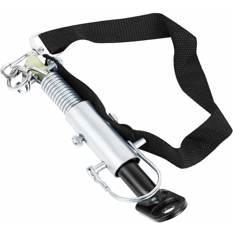 Stück Fahrradanhängerkupplung, Fahrradanhänger-Befestigungsanschluss, Stahl-Fahrradanhängerkupplungskupplung mit Nylongurt, Fahrradanhänger-Adapter