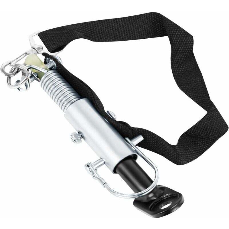 Stück Fahrradanhängerkupplung, Fahrradanhänger-Befestigungsanschluss, Stahl-Fahrradanhängerkupplungskupplung mit Nylongurt, Fahrradanhänger-Adapter