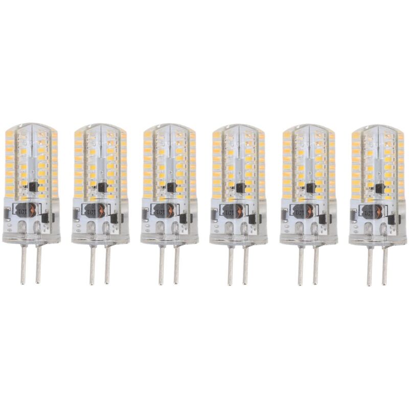 Stück GY6.35 LED-Lampen 5W AC 12V Warmweiß 2700 bis 3000K Weiß 6000 bis 6500K 500LM 72LED-Lampen für Zuhause und Büro (1)