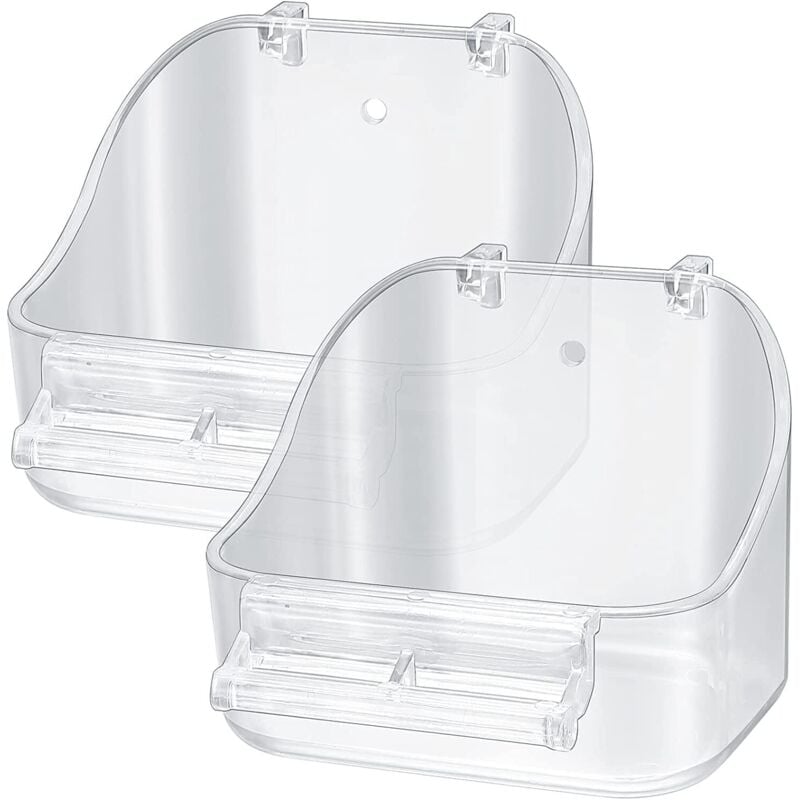 Stück hängende Vogelbadewanne Dusche Badewanne Baden Badewanne Vogel Reinigung Käfig Dusche Papagei Sparrows