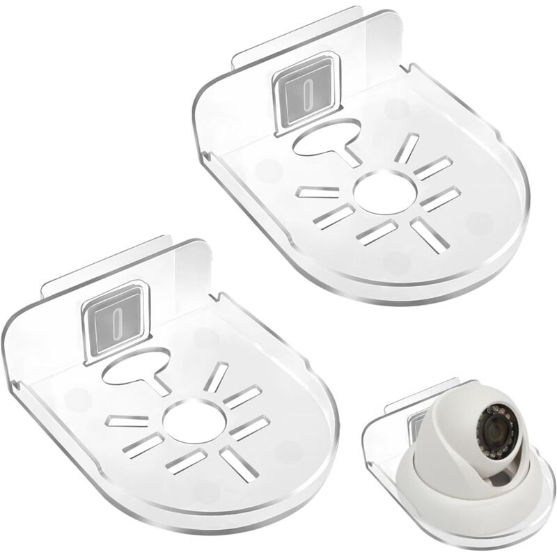 Stück Kameraregal zur Wandmontage, kleines schwebendes Regal, universelle selbstklebende Kamera-Wandhalterung, stanzfreie Wandhalterung für