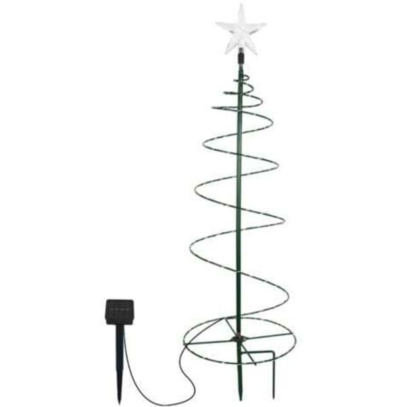Stück künstlicher Solar-Weihnachtsbaum, Außendekoration, Gartenbeleuchtung, Lichterkette, LED-Weihnachtsbaumschmuck, Höhe 60 cm (Warmweiß)