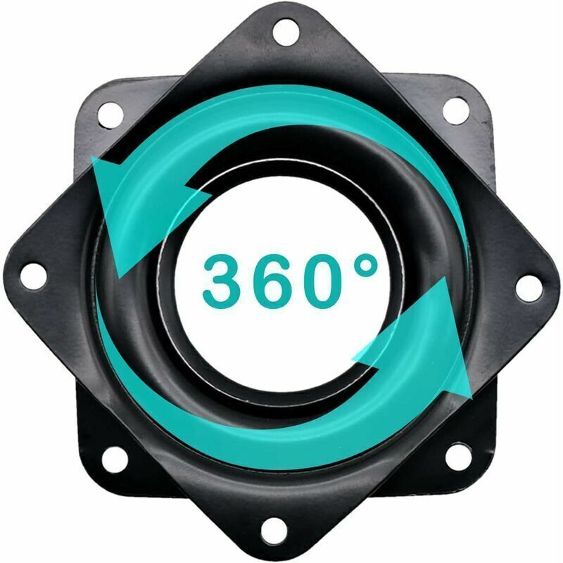 Stück Lazy-Drehplatte, Metall-Drehteller, 360-Grad-Drehhalterung, drehbare Kugellager für Tisch, tv, Stuhl, Sofa, Stuhl