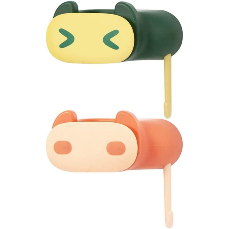 Stück Mopp-Aufhänger, Wäsche-Organizer, Wandmontage, Besenhalter, Mopp-Rack, Raumorganisation, Power-Clip, Kunststoff, kein Stanzen